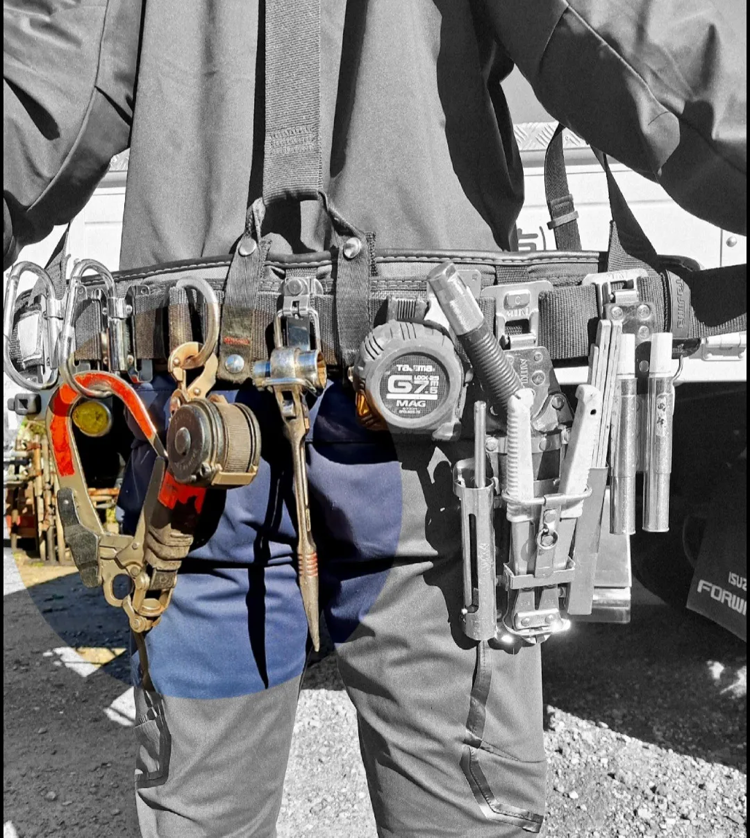 鉄筋工の腰ベルト3⃣